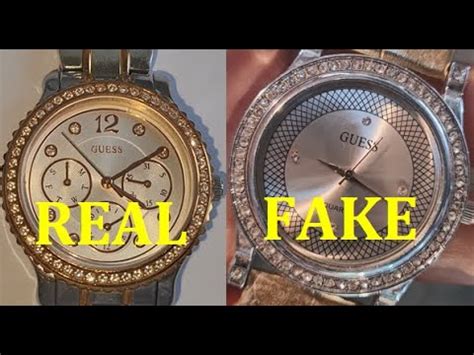 original guess watch vs fake|counterfeit watches.